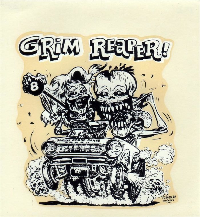 Grim Reaper! Decal – Wacko Los Angeles