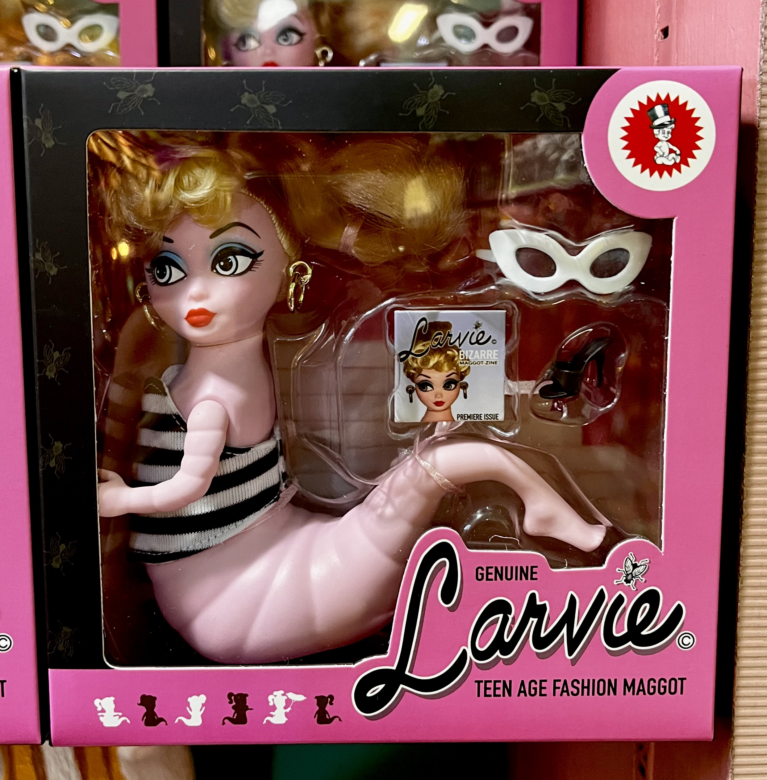 Barbie store cartoon larva