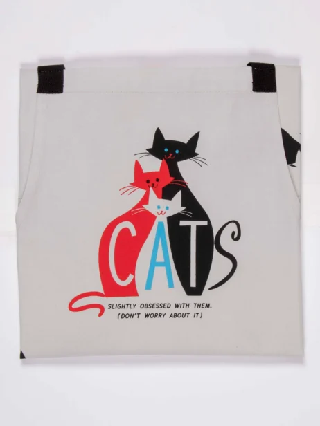 CATS. Slightly Obsessed with Them Apron