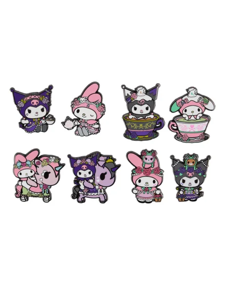 Kuromi + My Melody Garden Party Enamel Pin Blind Box