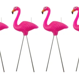 Flamingo Candle 4pc Set