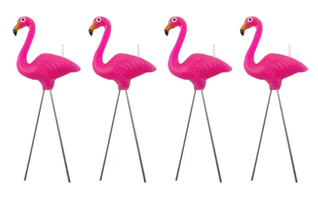 Flamingo Candle 4pc Set