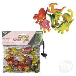 Baby Dinosaur 12 Piece Play Set in Mesh Bag