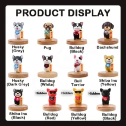 The Doggy Family Lucky Dog Phone Stand Blind Box