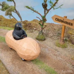 Crow in a Peanut