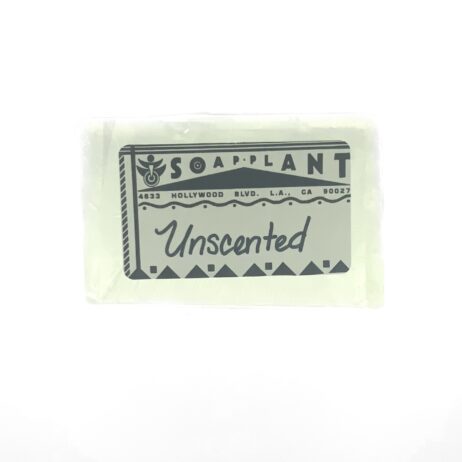 Unscented glycerin soap